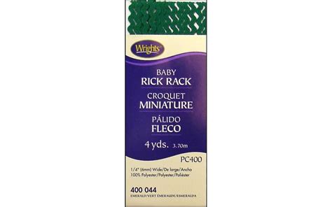 Wrights Baby Rick Rack Emerald 117-400 044 